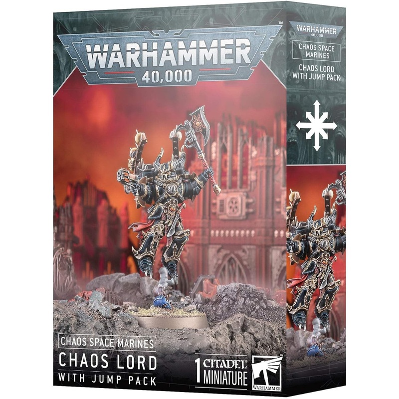 Warhammer: 40,000 - Chaos Space Marines: Chaos Lord w/ Jump Pack