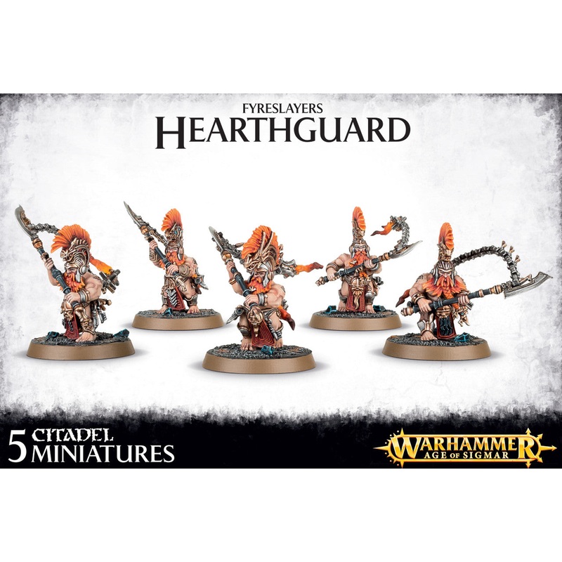 Warhammer: Age of Sigmar - Fyreslayers: Hearthguard Berzerkers/ Hearthguard