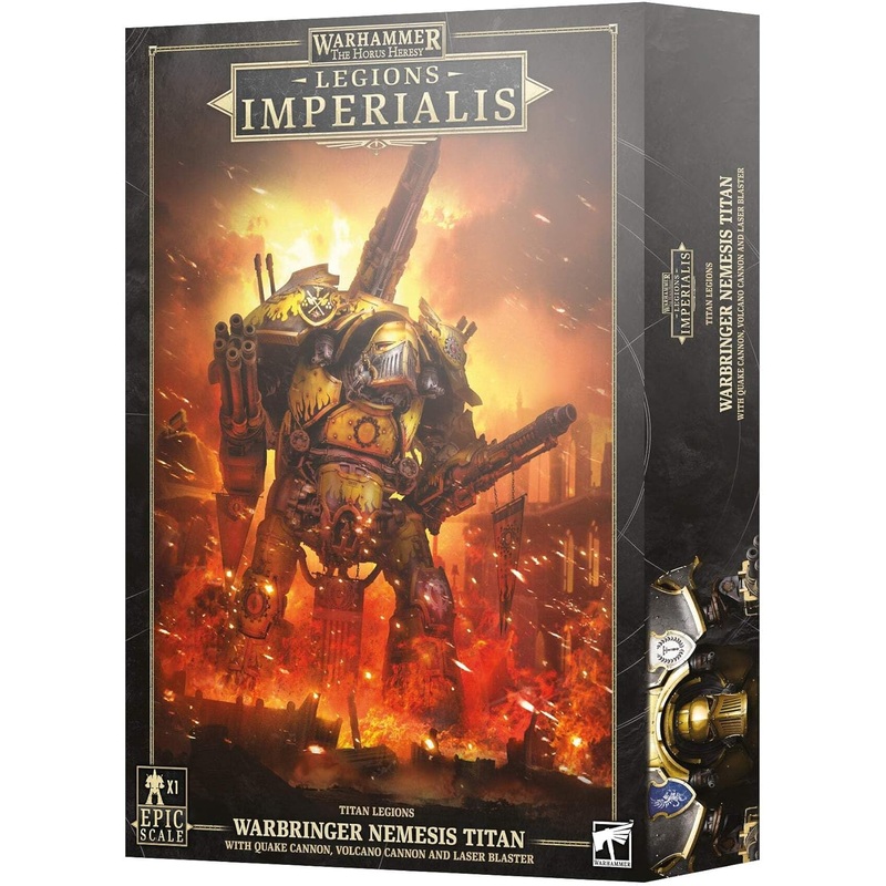 Warhammer: The Horus Heresy - Legions Imperialis:  Titan Legions - Warbringer Nemesis Titan w/ Quake Cannon, Volcano Canon and Laser Blaster
