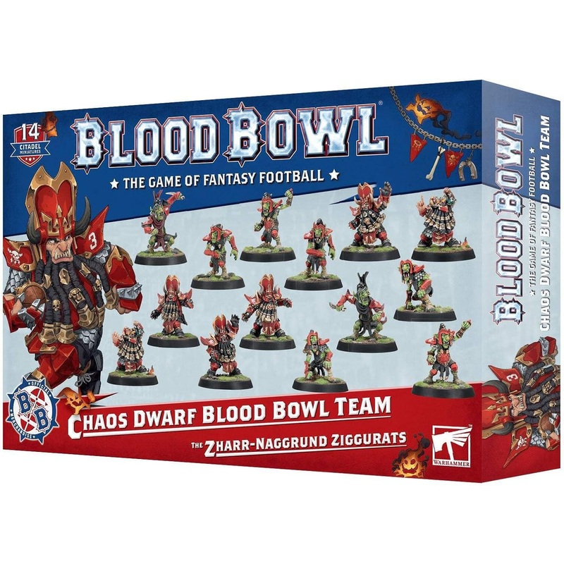 Blood Bowl - Chaos Dwarf Team: The Zharr-Naggrund Ziggurats
