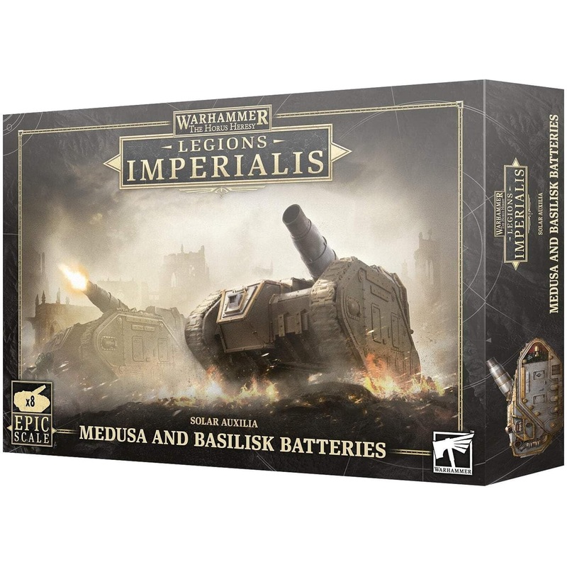Warhammer: The Horus Heresy - Legions Imperialis:  Solar Auxilia - Medusa and Basilisk Batteries
