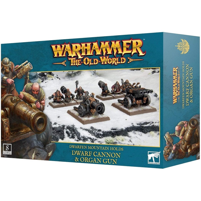 Warhammer: The Old World - Dwarfen Mountain Holds: Dwarf Cannon & Organ Gun