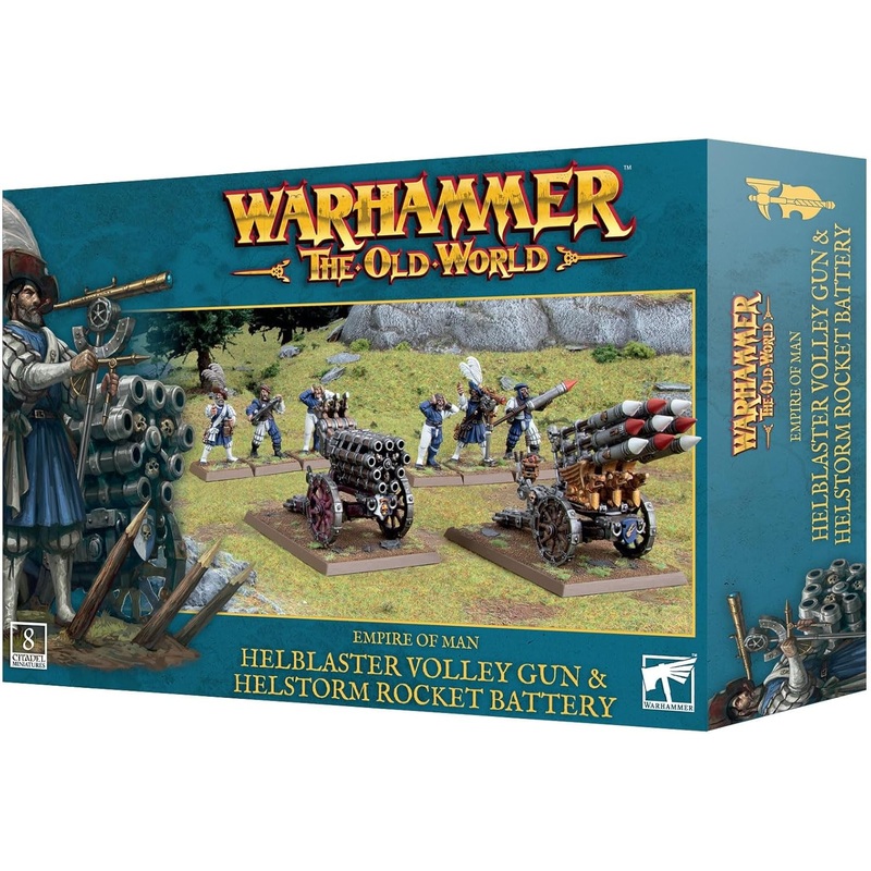 Warhammer: The Old World - Empire of Man: Helblaster Volley Gun & Helstorm Rocket Battery