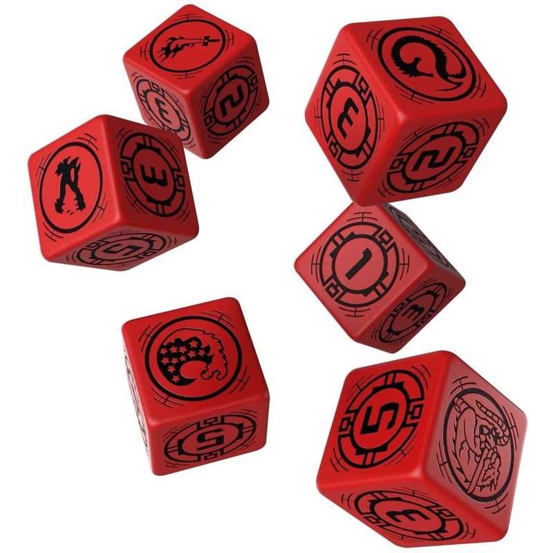 Battletech D6 Dice Set - House Kurita (6)