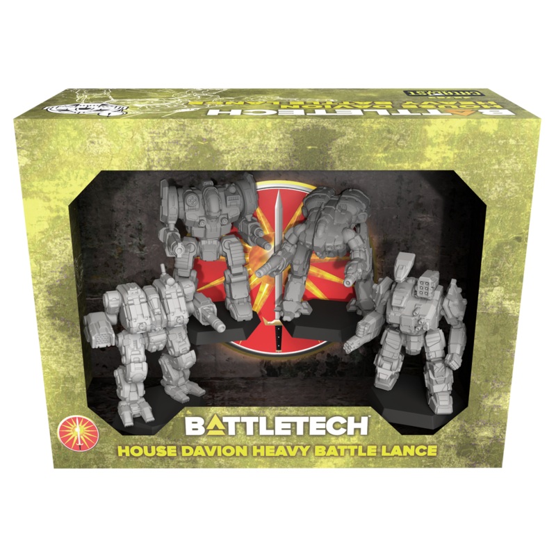 BattleTech - Miniature Force Pack: House Davion Heavy Battle Lance