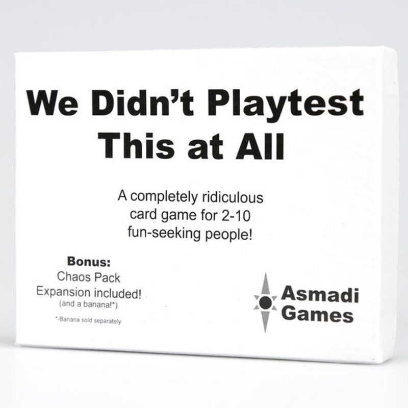 We Didnt Playtest This at All