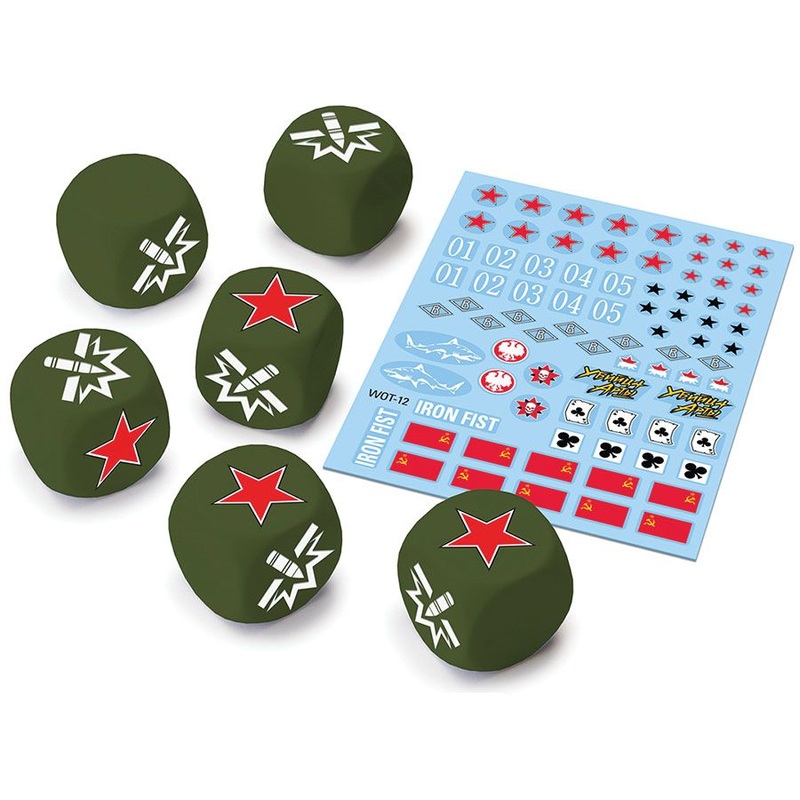 World of Tanks: Miniatures Game - Soviet Upgrade Dice and Decal Pack