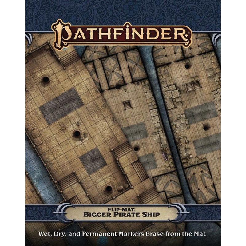Pathfinder: RPG - Flip Mat: Bigger Pirate Ship