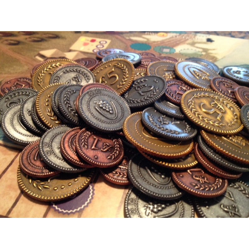 Viticulture - Metal Lira Coins