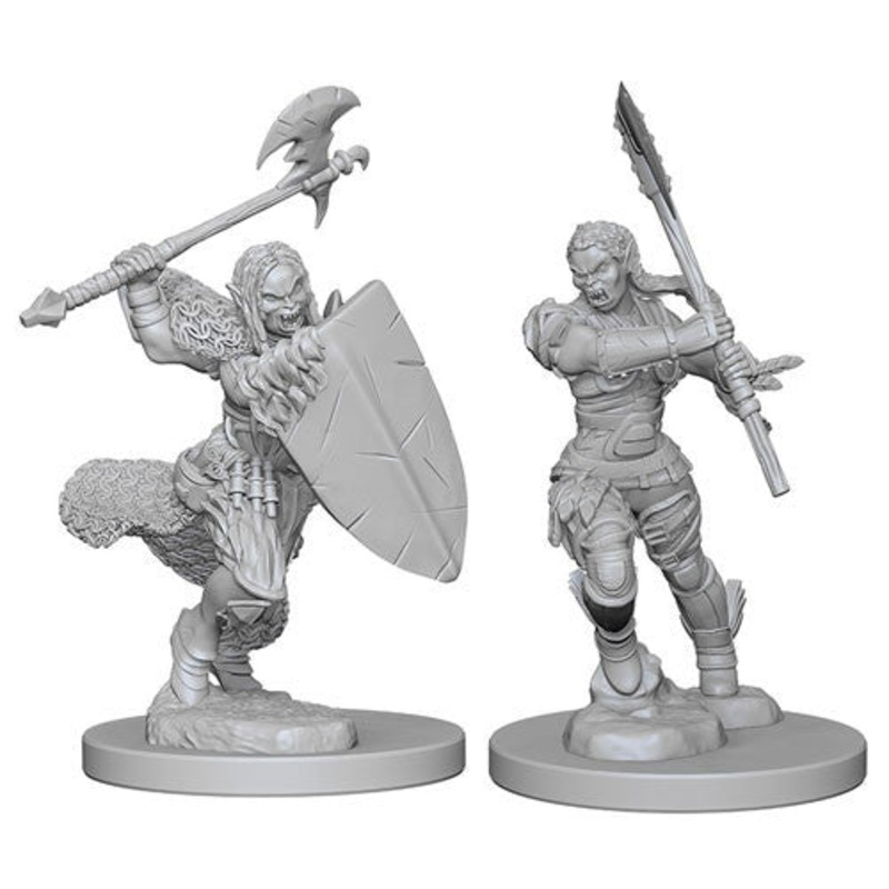 Pathfinder: Deep Cuts Unpainted Miniatures - Half Orc Female Barbarian