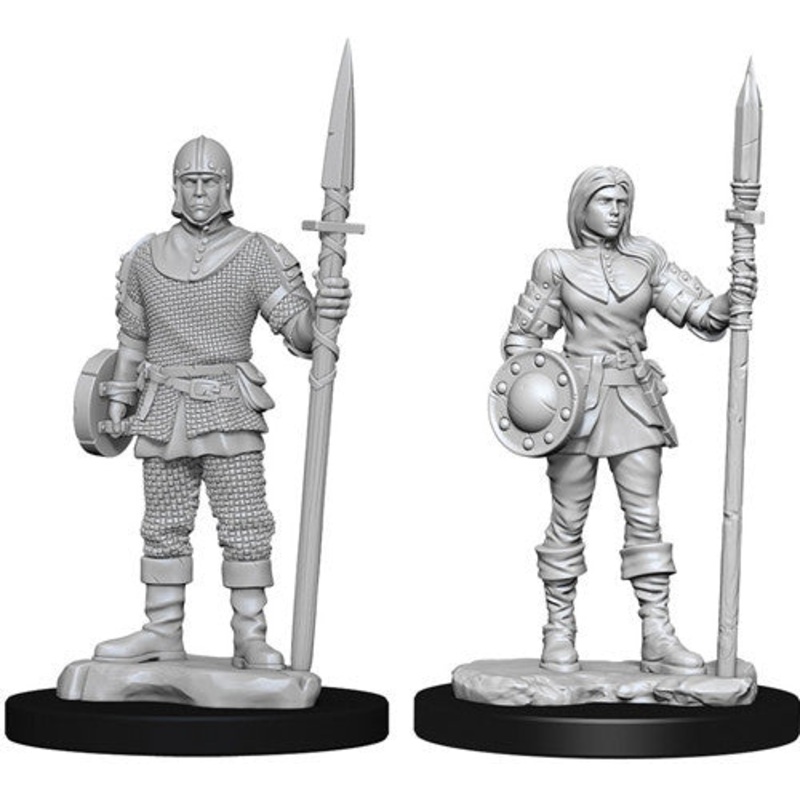 Wizkids: Deep Cuts Unpainted Miniatures - Guards
