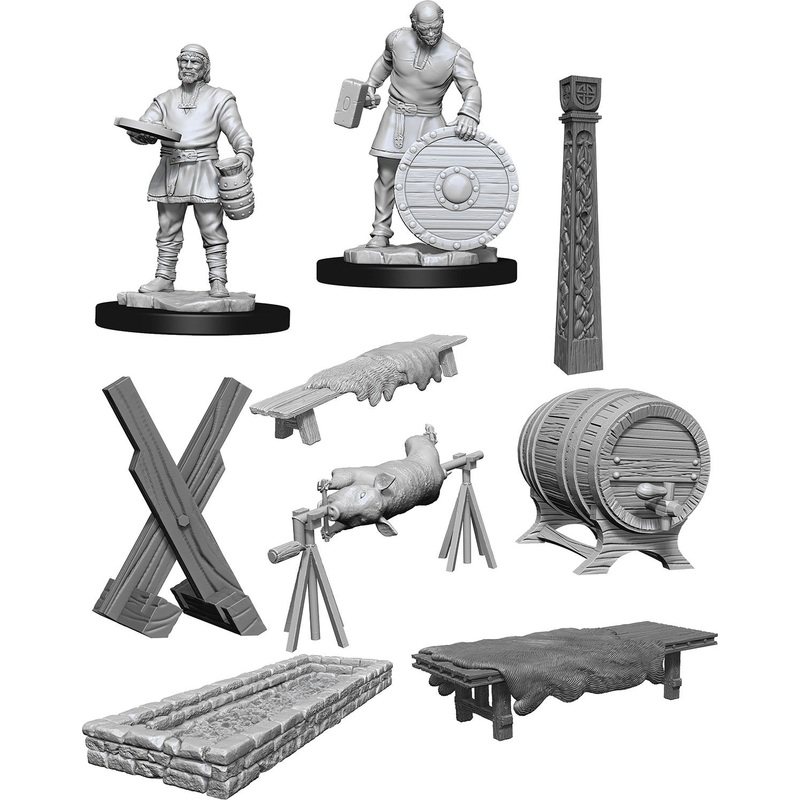 Wizkids: Deep Cuts Unpainted Miniatures - Vikings
