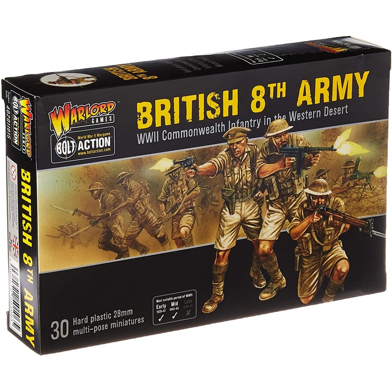 Bolt Action - British 8th Army: WWII Commonwealth Infantry in the Western Desert