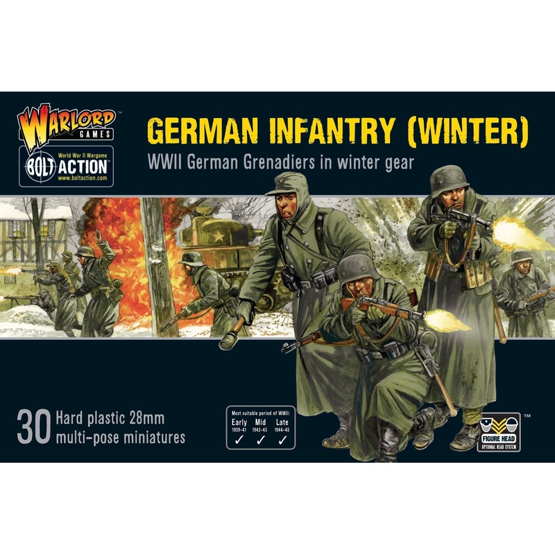 Bolt Action - German Infantry (Winter): WWII German Grenadiers in Winter Gear