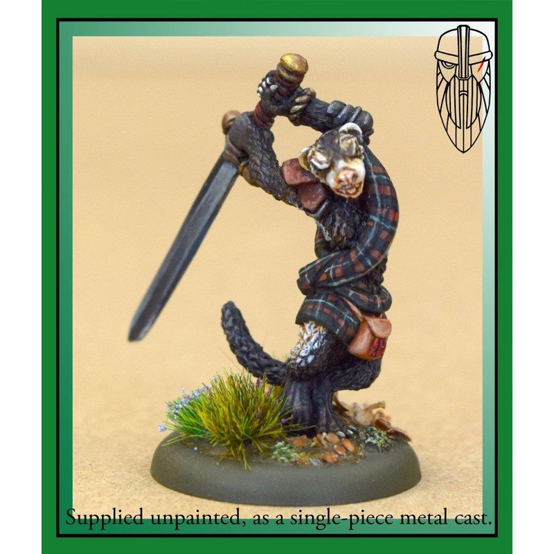 Burrows & Badgers - Ferret Clan Warrior (Medium)