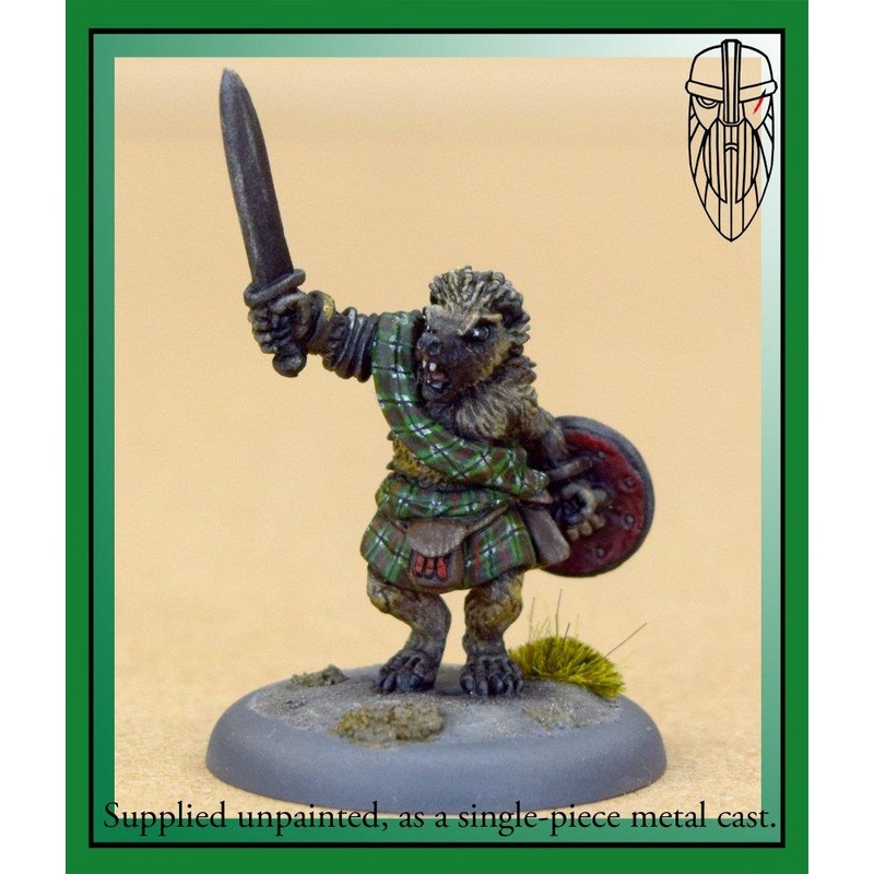 Burrows & Badgers - Hedgehog Clan Warrior (Medium)
