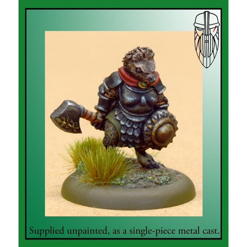 Burrows & Badgers - Hedgehog Warrioress (Medium)