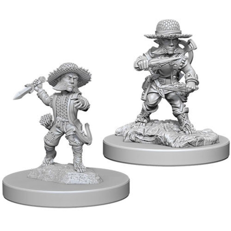 Pathfinder: Deep Cuts Unpainted Miniatures - Halfling Male Rogue
