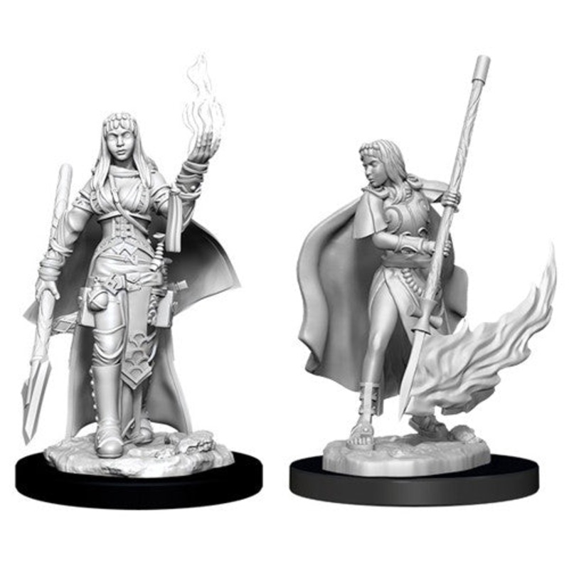 Pathfinder: Deep Cuts Unpainted Miniatures - Human Female Oracle