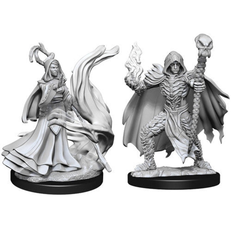 Pathfinder: Deep Cuts Unpainted Miniatures - Necromancers