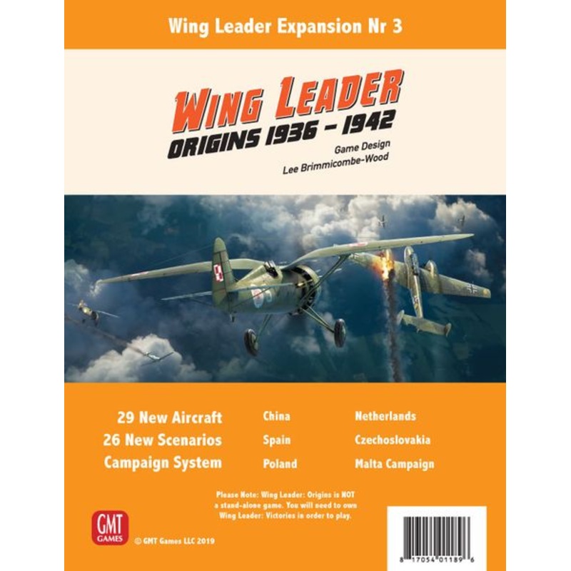 Wing Leader - Origins: 1936 - 1942