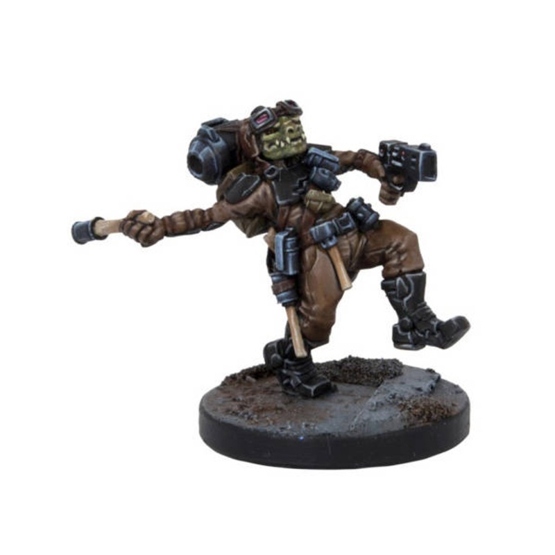 (BSG Certified USED) Deadzone - Mercenary Boomer Hobgoblin Grenadier