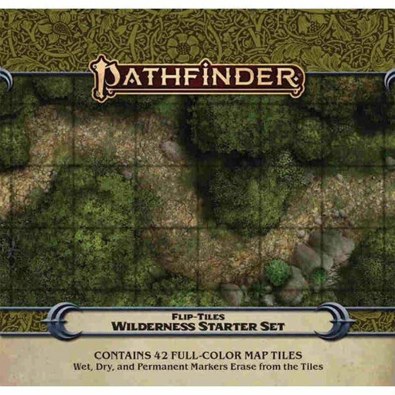 (BSG Certified USED) Pathfinder: RPG - Flip-Tiles:  Wilderness Starter Set