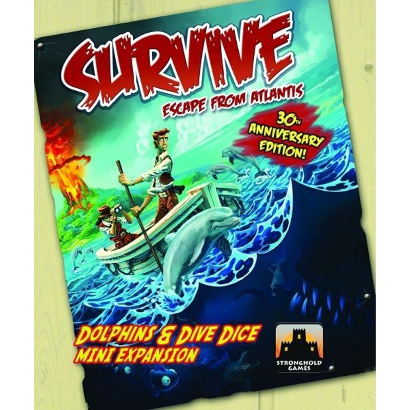 (BSG Certified USED) Survive: Escape from Atlantis - Dolphins & Dive Dice
