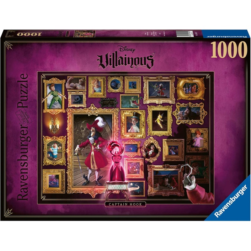 (BSG Certified USED) Disney Villainous Puzzles - Captain Hook (1000pc)