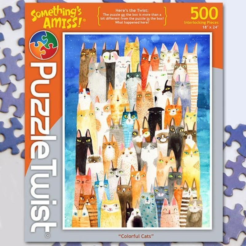 Colorful Cats 500ct Puzzle