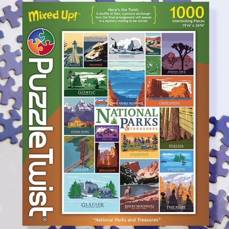 Nation Parks & Treasures 1000ct Puzzle