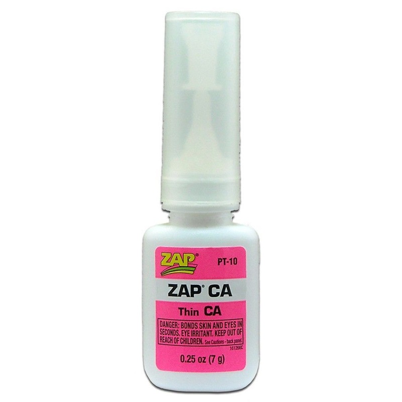 Zap PT10 Adhesives CA Glue Thin 1/4 oz Bottle