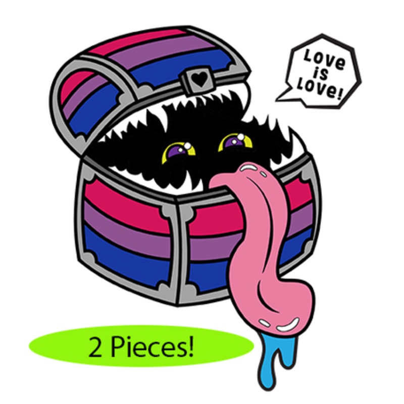Pride Mimic Pin: Bisexual