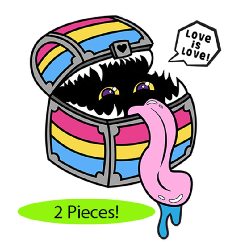 Pride Mimic Pin: Pansexual