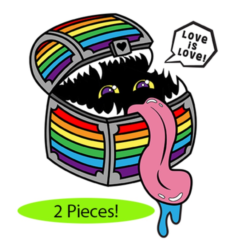 Pride Mimic Pin: Rainbow