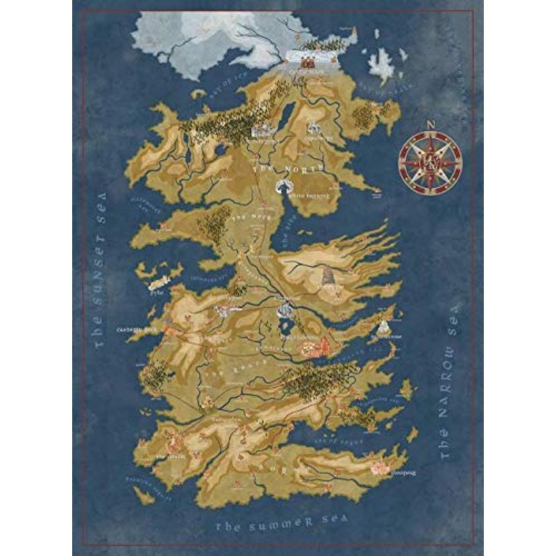 A Game of Thrones Westeros Map Puzzle