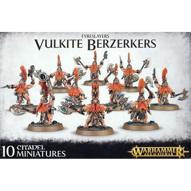 Age of Sigmar Fyreslayers Vulkite Berzerkers