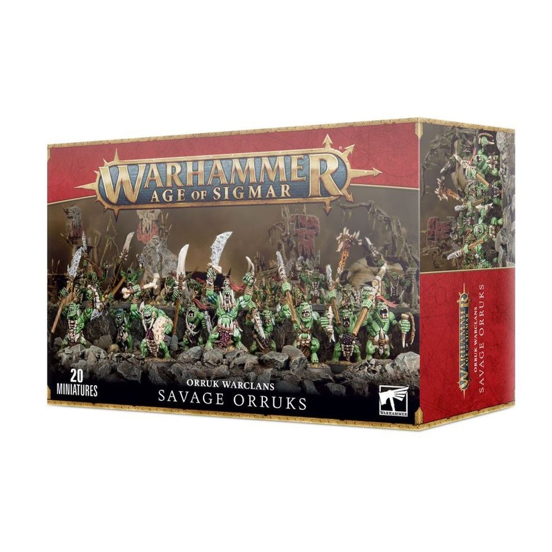 Age of Sigmar Orruk Warclans: Savage Orruks