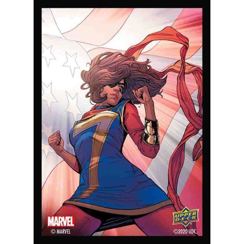 Upper Deck Strandard Size Card Sleeves 65ct Ms Marvel (94519)