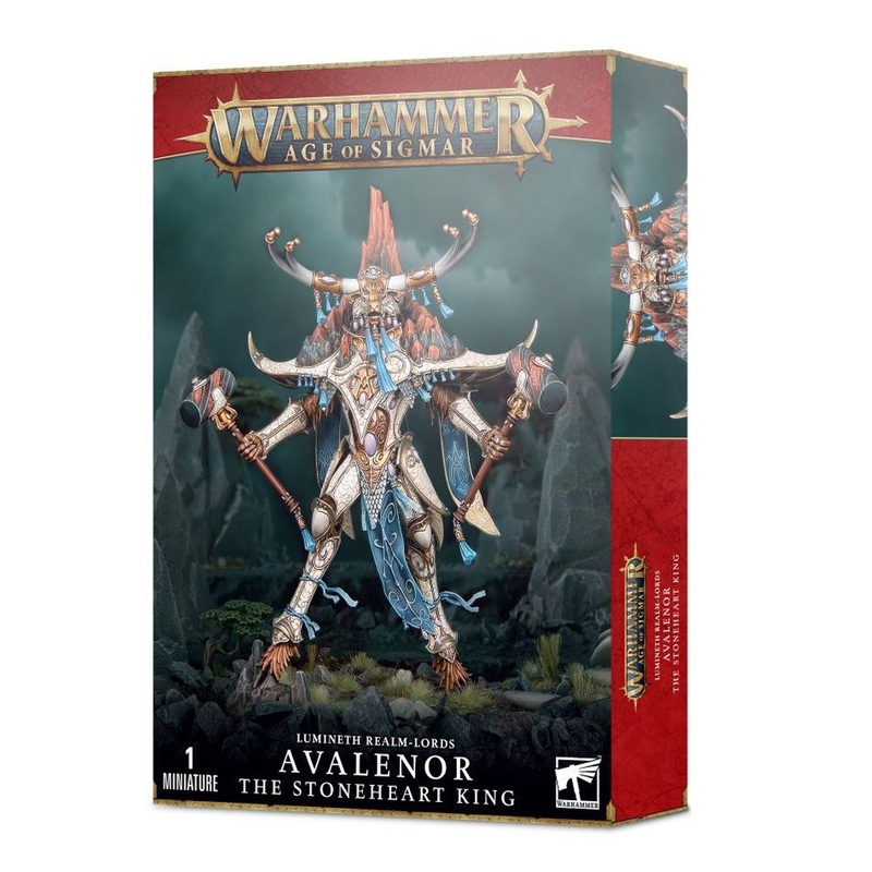 Age of Sigmar Lumineth Realm Lords: Avalenor, the Stoneheart King