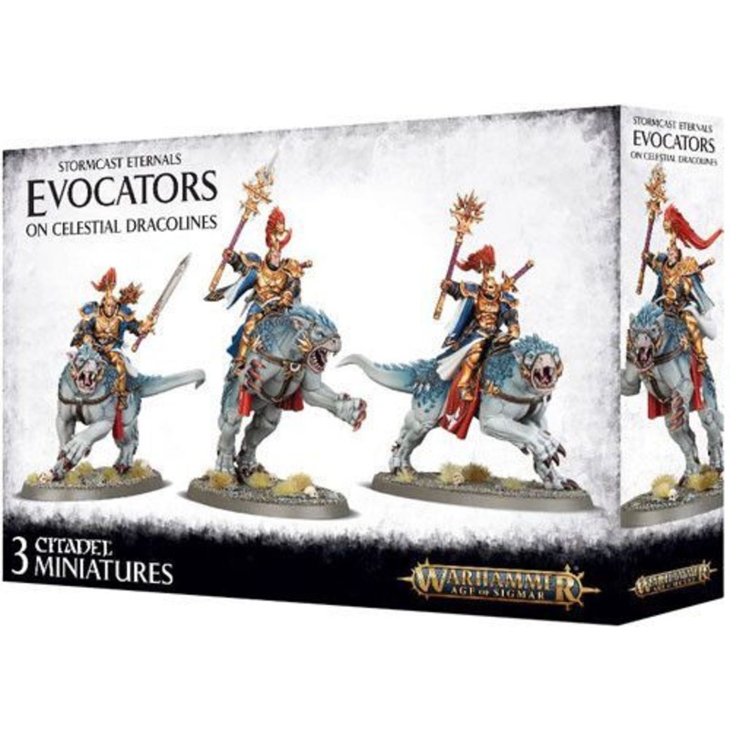 Age of Sigmar Stormcase Eternals Evocators on Celestial Dracolines