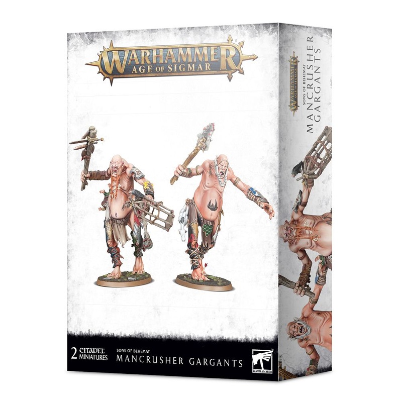 Age of Sigmar Sons of Behemat Mancrusher Gargants