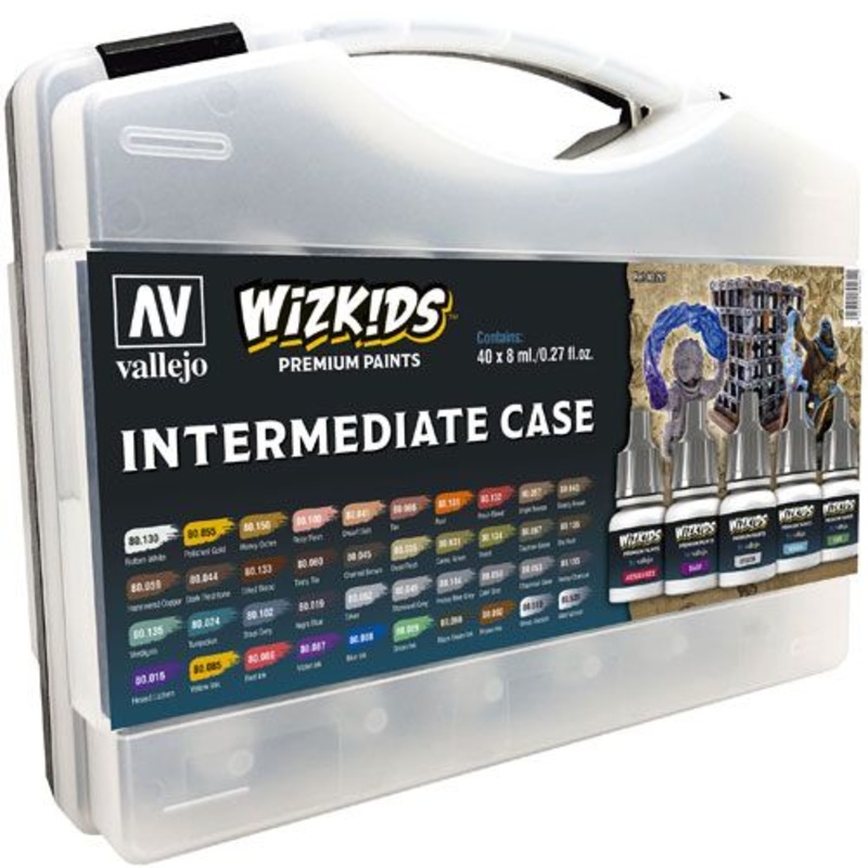WizKids Premium Paint Set: Intermediate Case