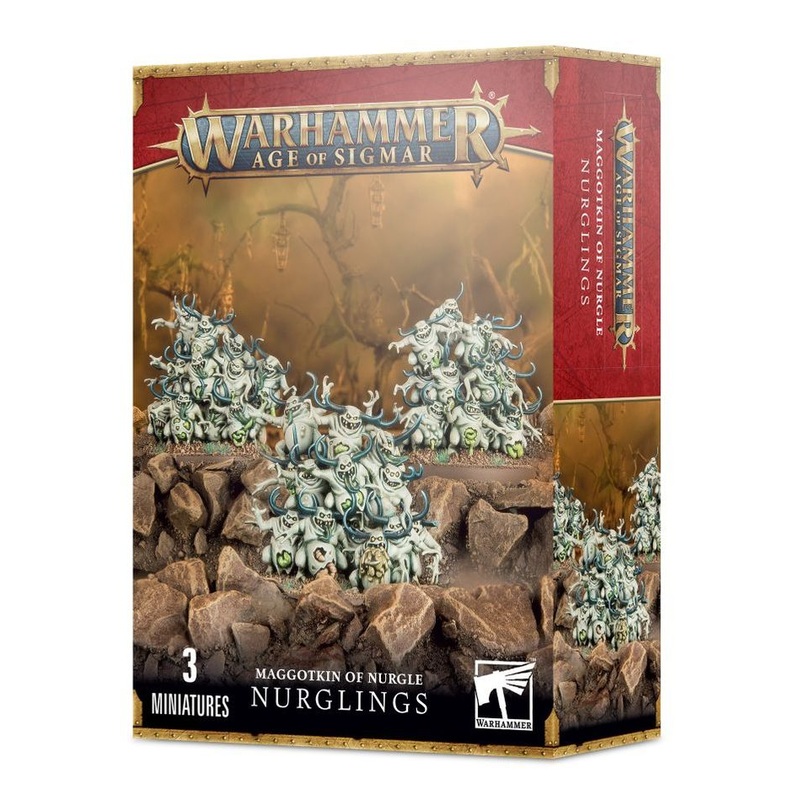 Age of Sigmar Maggotkin of Nurgle: Nurglings