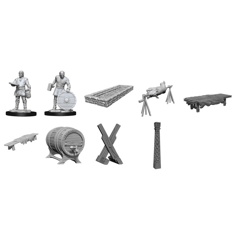 Wizkids Deep Cuts Unpainted Miniatures: Vikings (90175)