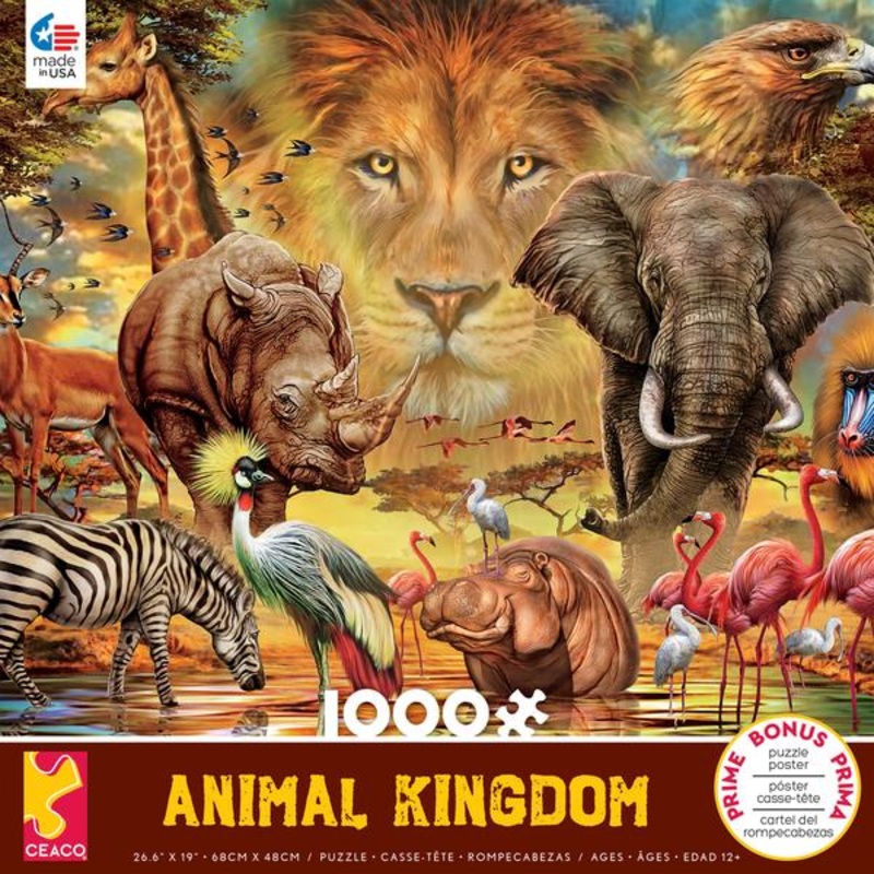 Animal Kingdom Savannah 1000pc Puzzle