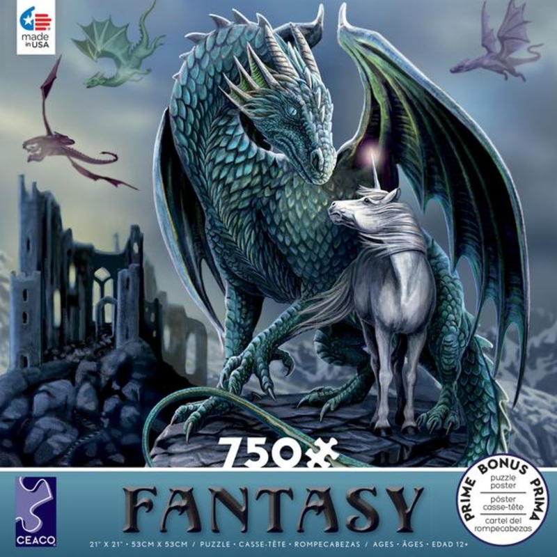 Fantasy Dragon 750pc Puzzle