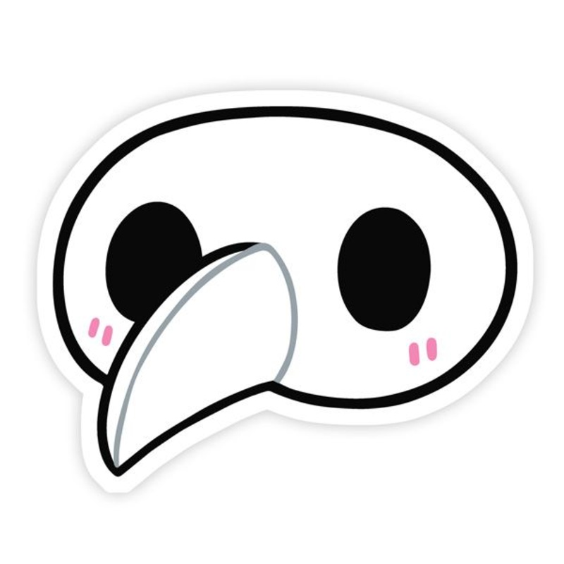 3" Plague Doctor Mask Sticker