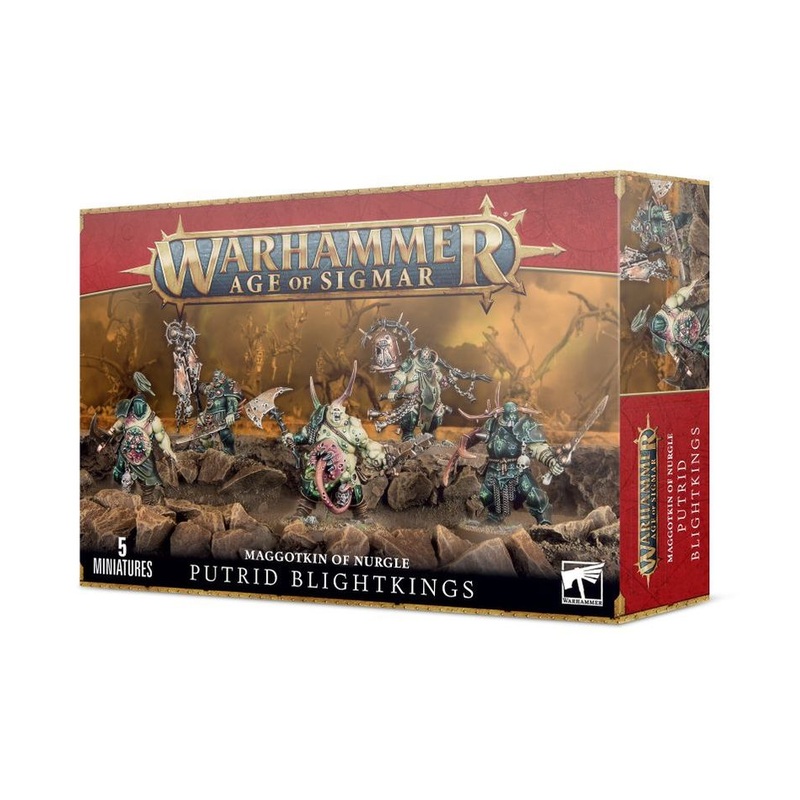 Age of Sigmar Maggotkin of Nurgle: Putrid Blightkings
