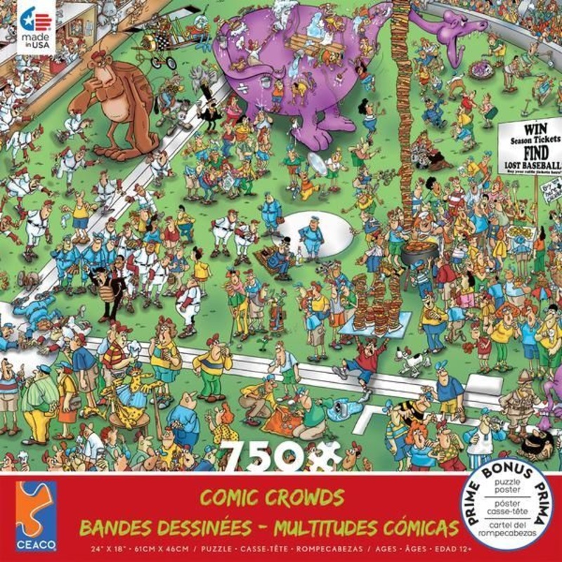 Comic Crowds Lost Ball 750pc